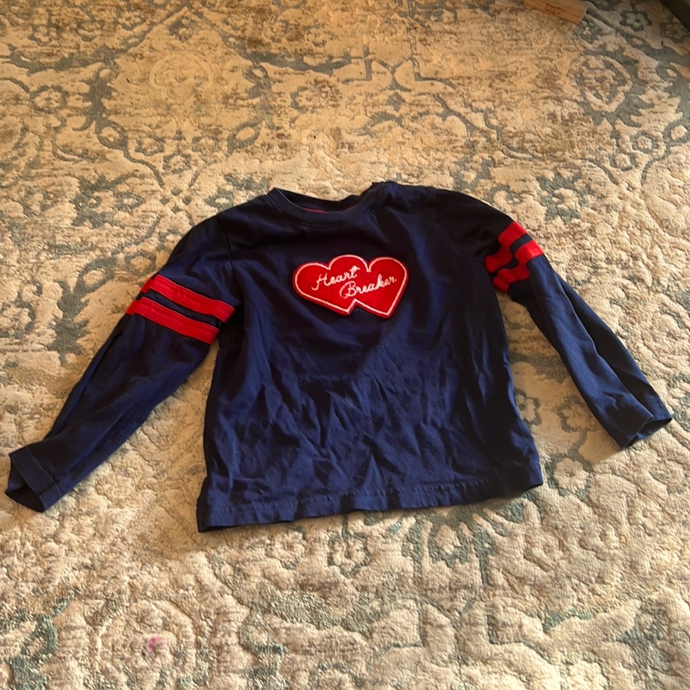 Janie and Jack  valentine shirt